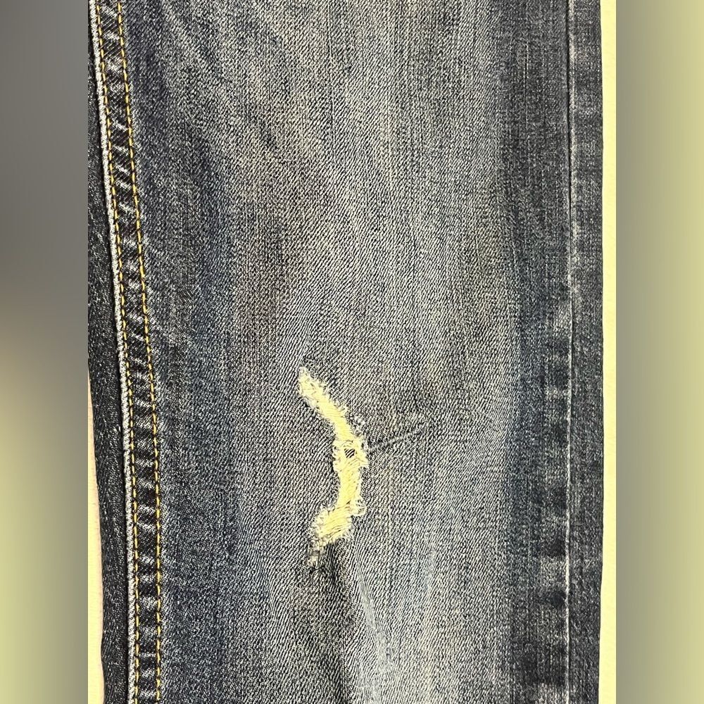 Pull&Bear Women’s Dark Blue Slightly Distressed Skinny Jeans Size 29 - Picture 4 of 15